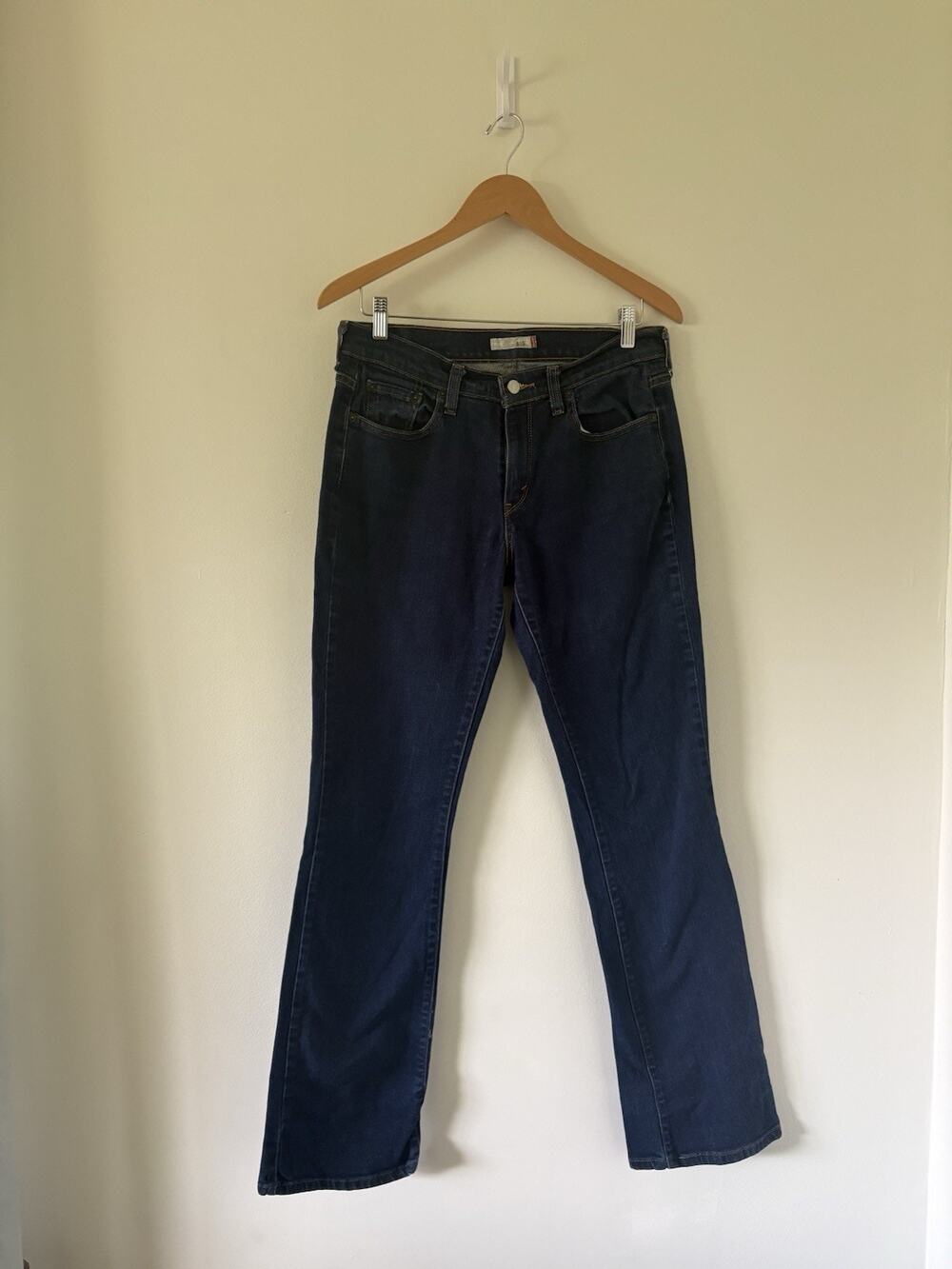 Vintage Y2K Mid rise Boot Cut 515 Levi’s Jeans Size 8 Long Dark Wash Flare
